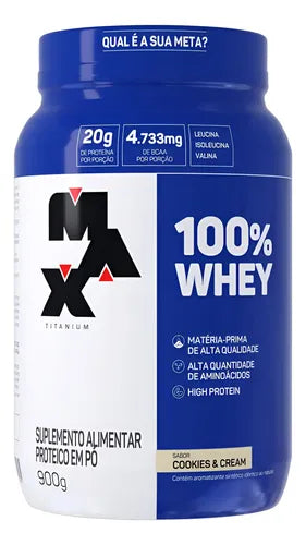 100% Whey Protein Cookies & Cream 900g