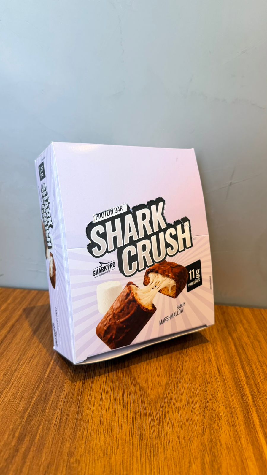 Barra de Proteína Shark Crush 11g - Caixa com 12